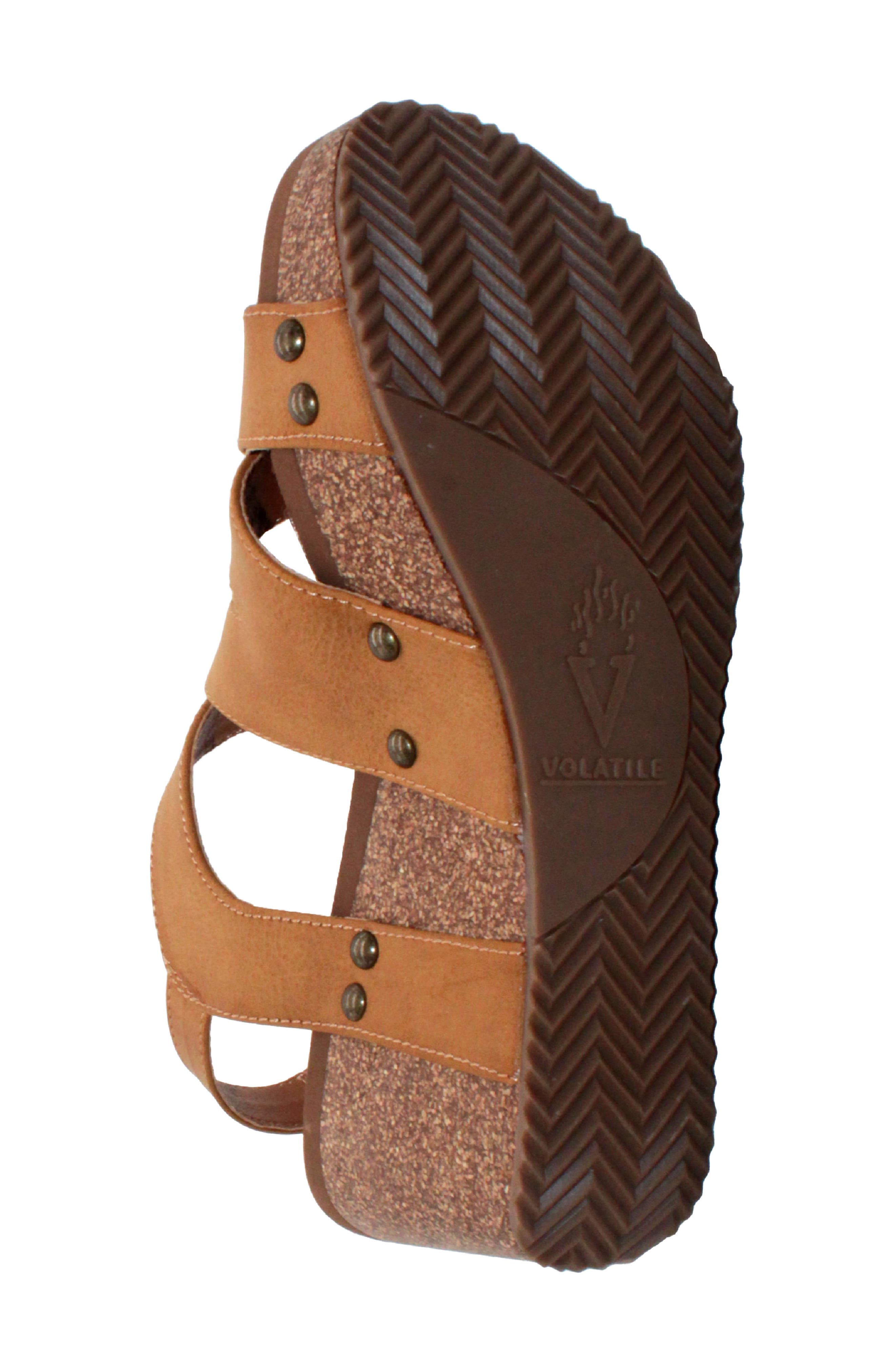 Tory Crisscross Wedge Sandal, Alternate, color, TAN