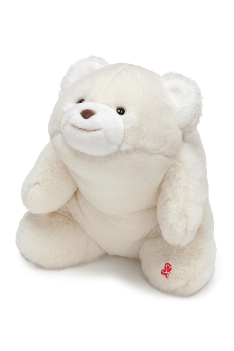 Forever Friends Snuffles Bear Stuffed Animal, Alternate, color, WHITE