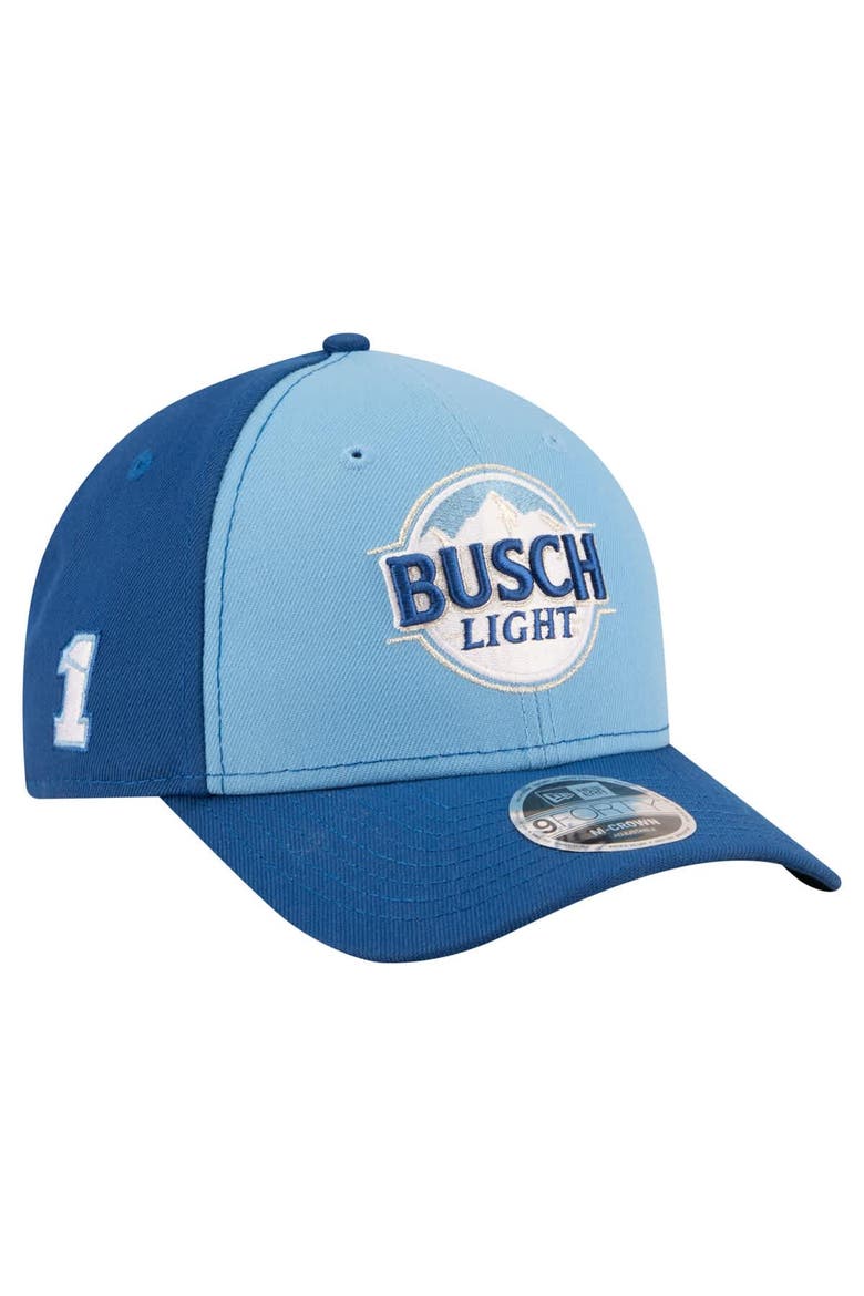 Men's New Era  Light Blue/Blue Ross Chastain Trackhouse Driver Number Side Patch 9FORTY M-Crown Adjustable Hat, Main, color, Light Blue