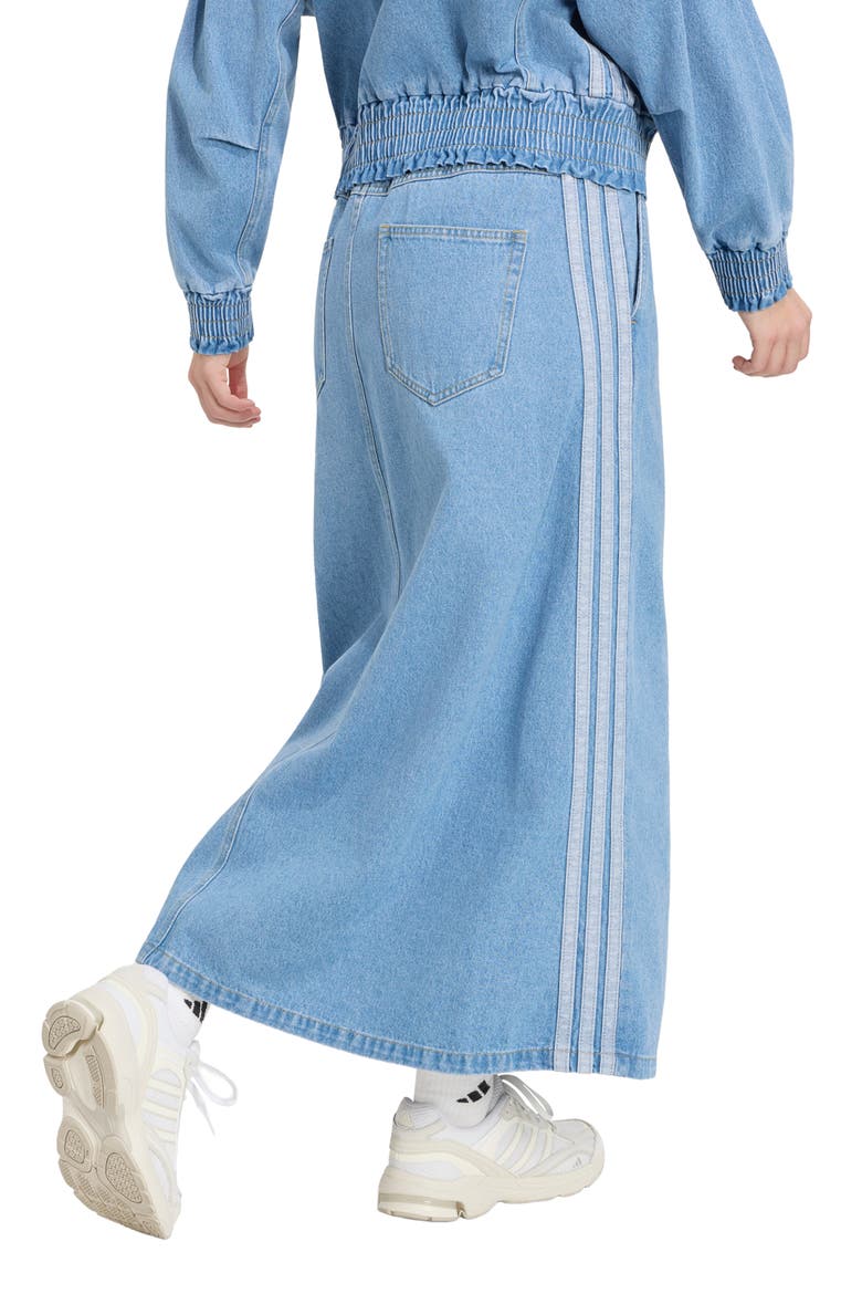 Denim Maxi Skirt, Alternate, color, CRYSTAL SKY