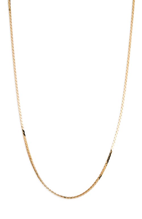 MIRANDA FRYE Bowie Chain Necklace in Gold 