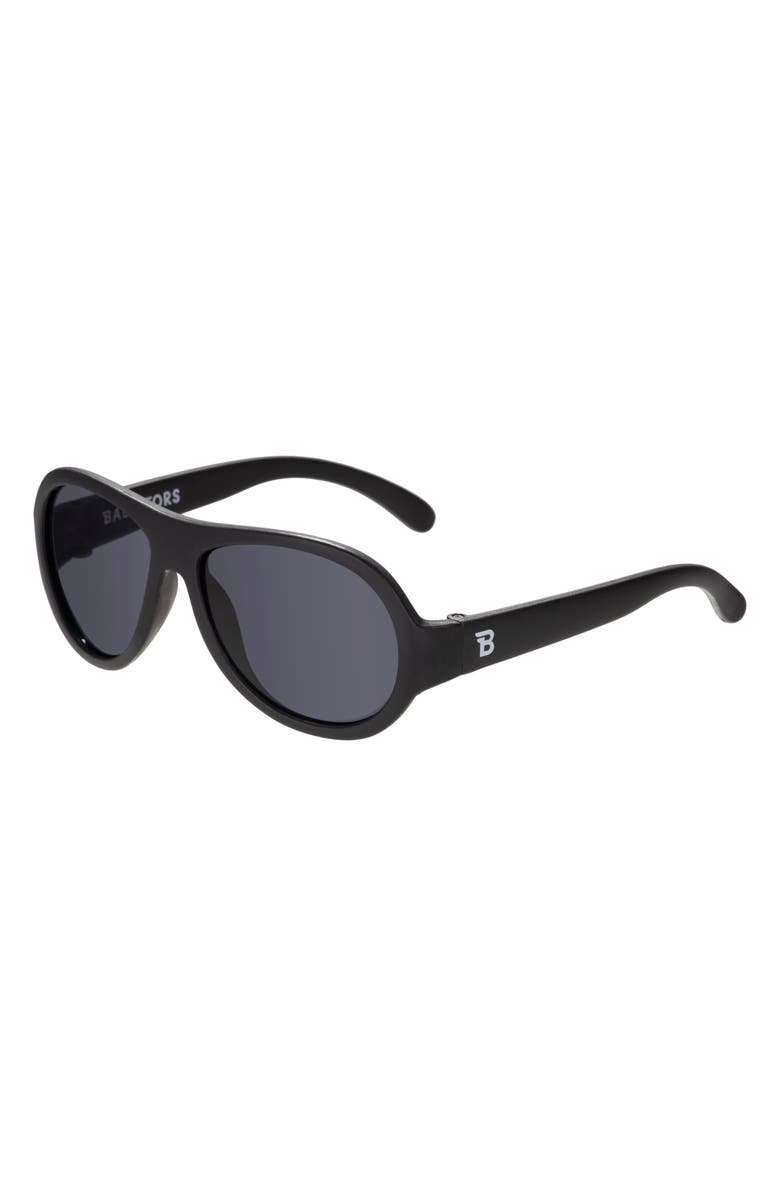 Babiators Kids' Jet Black Aviator Sunglasses, Alternate, color, Jet Black