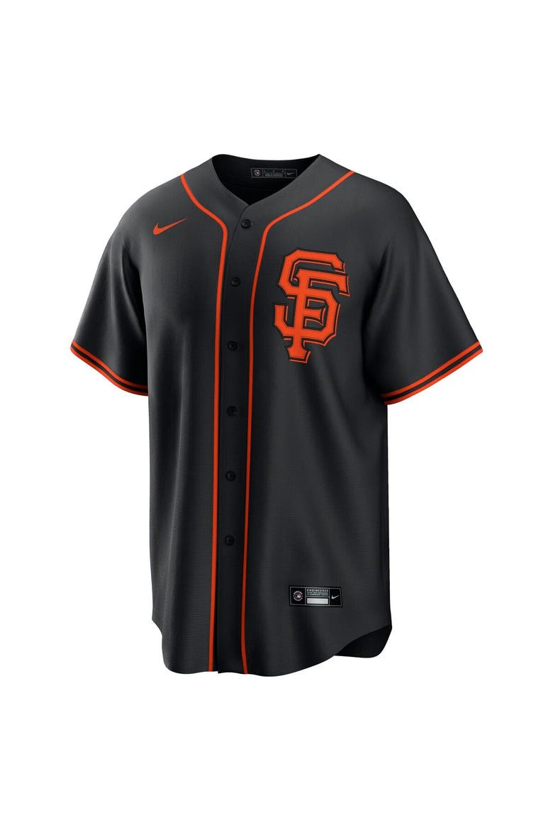Men's Nike Black San Francisco Giants Alternate Replica Team Jersey, Alternate, color, Black