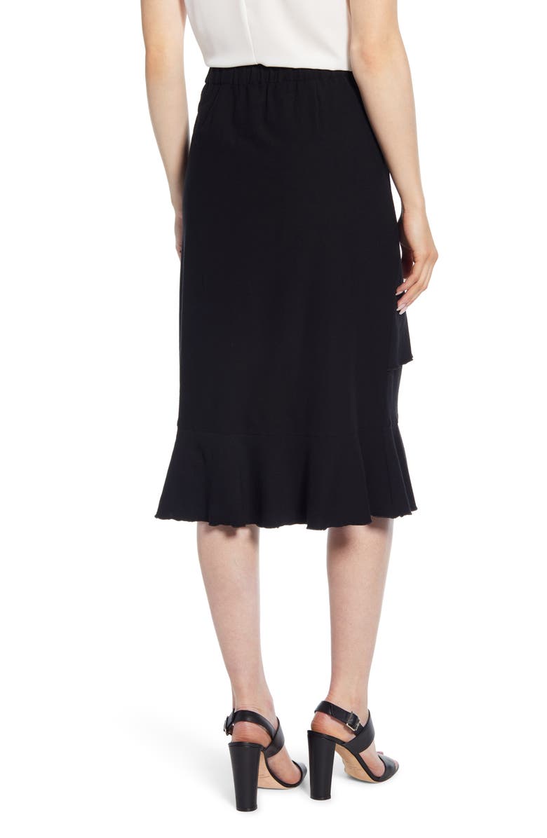 Ming Wang Ruffle Skirt, Alternate, color, 