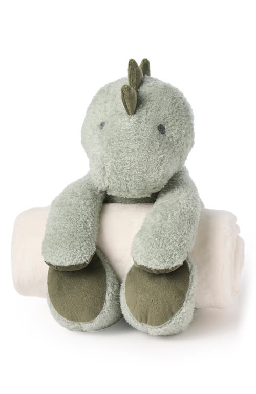 Shop Elegant Baby Dinosaur Bedtime Huggie Plush Toy In Sage Green
