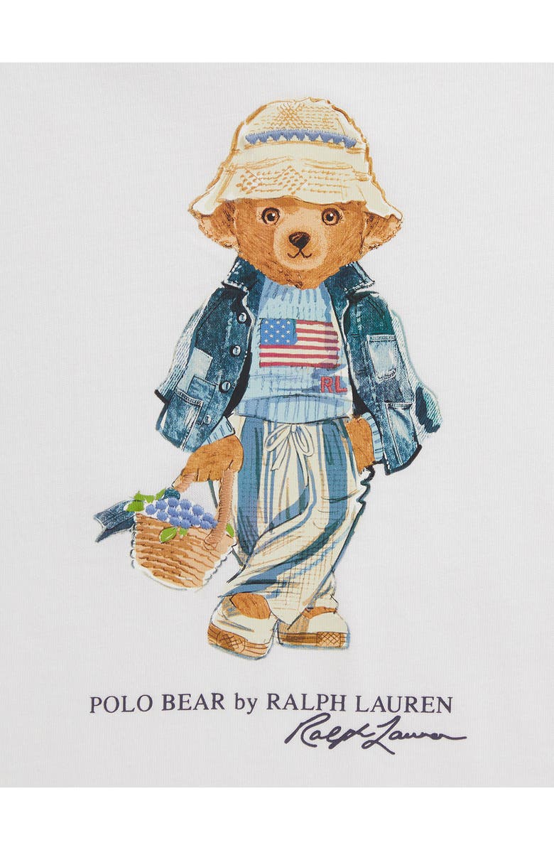 Polo Ralph Lauren Kids
 Polo Bear Graphic T-Shirt, Alternate, color, White