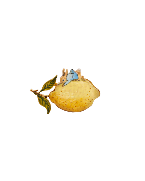 x Peter Rabbit Lemon Brooch