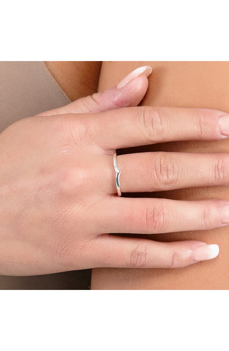 Lucy Quartermaine Drop Wishbone Ring, Alternate, color, Sterling Silver