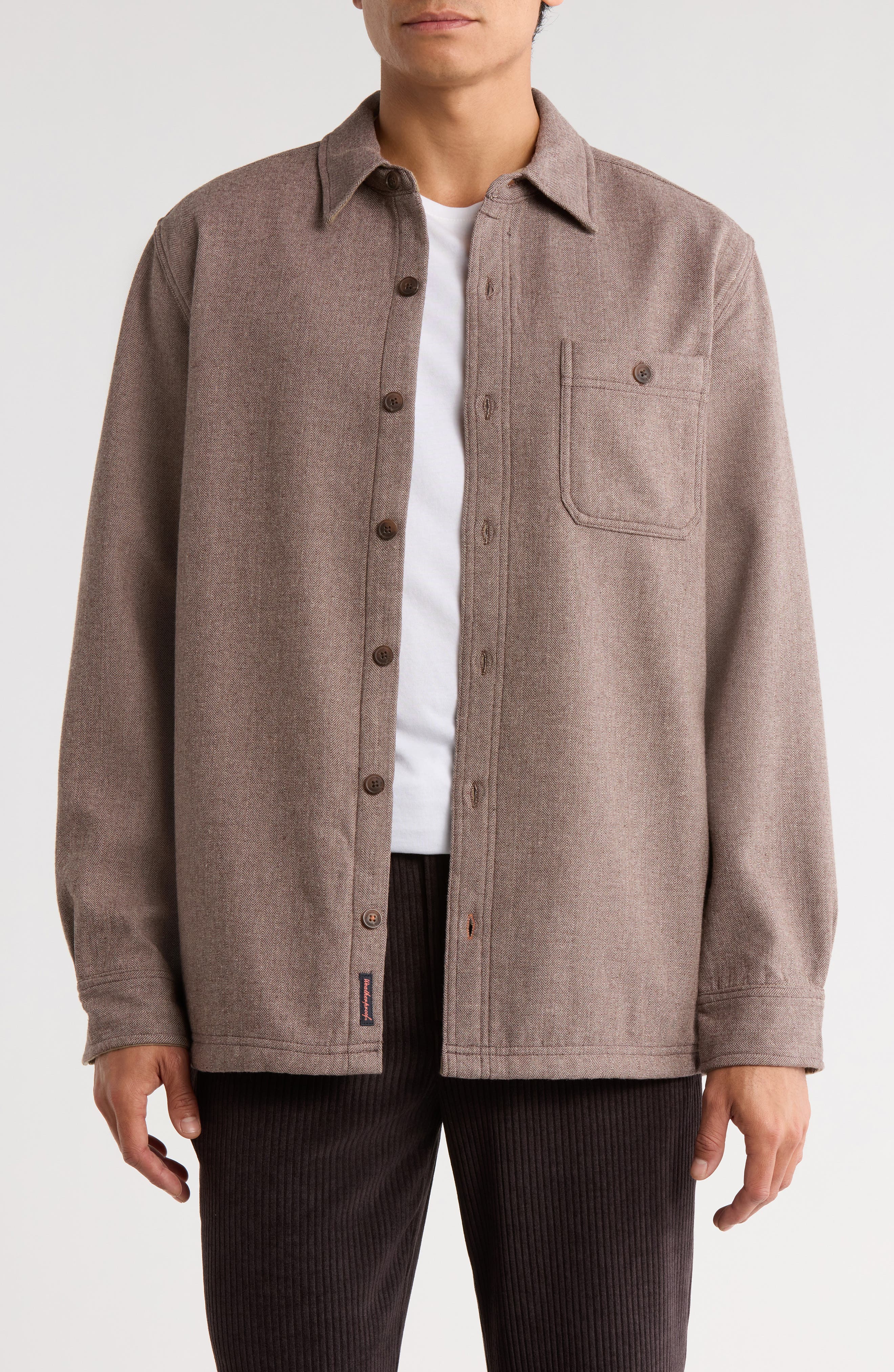 WEATHERPROOF VINTAGE Herringbone Shirt Jacket