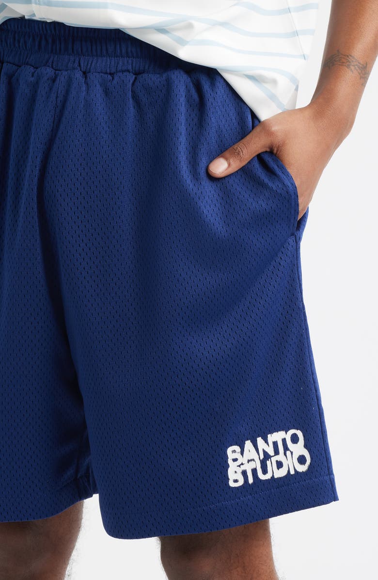 SANTO STUDIO Luke Rockhold Edition - Roma Mesh Shorts, Alternate, color, Blue