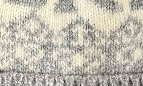 Marcus Adler Faux Fur Pompom Ski Knit Beanie In Gray