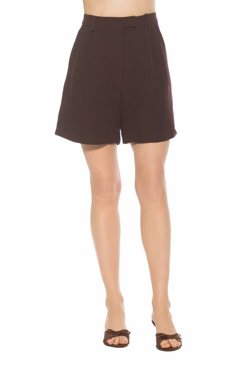 Dia High Waist Pleated Shorts