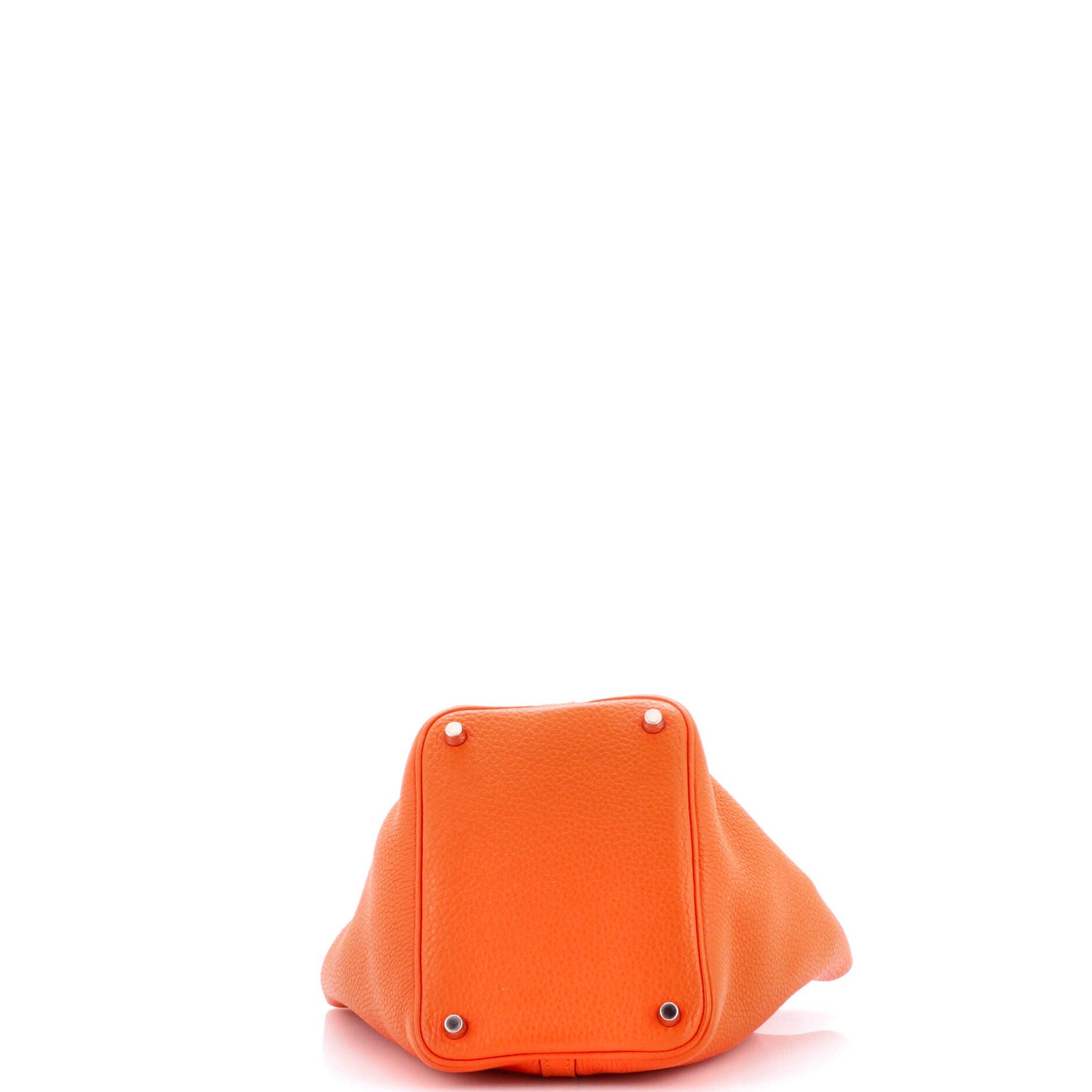 Pre-Owned Hermes Picotin Lock Bag Clemence PM, Alternate, color, Feu