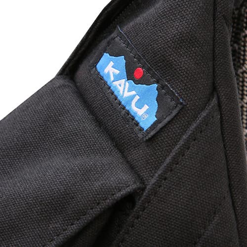 Kavu Mini Rope Bag In Black