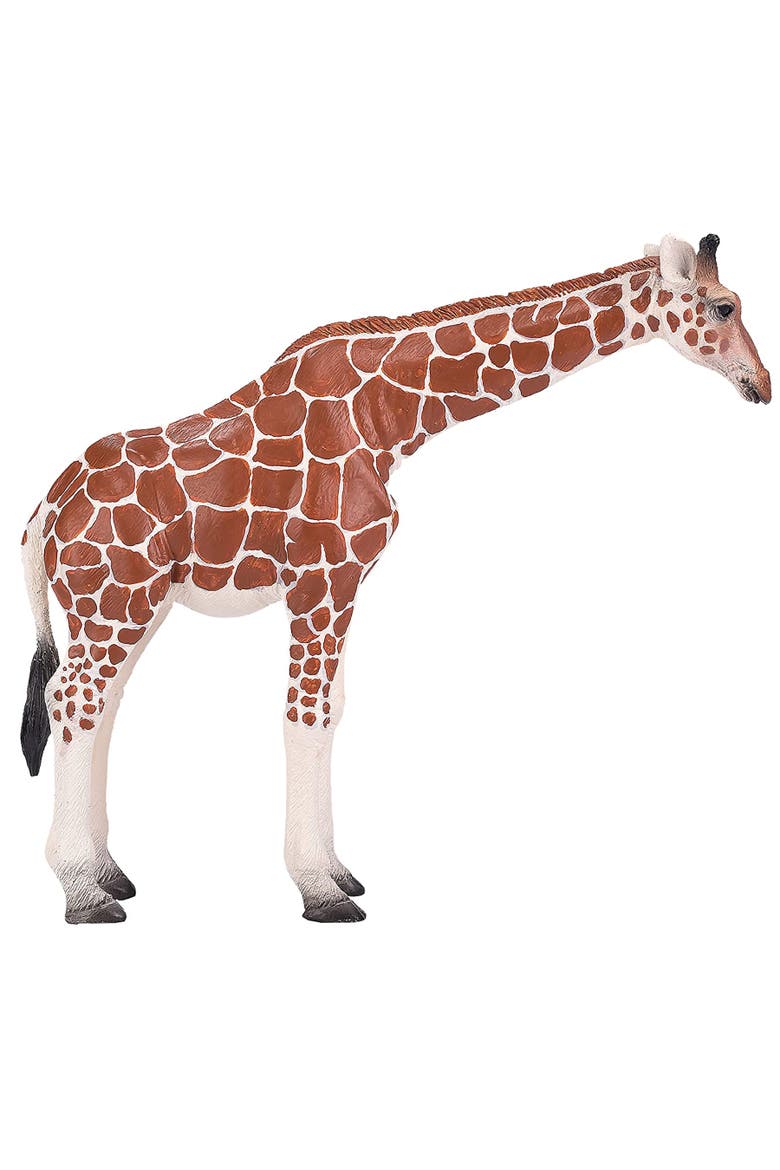 Mojo Giraffe Female International Wildlife Hand Painted Toy Figurine, Alternate, color, Multicolored