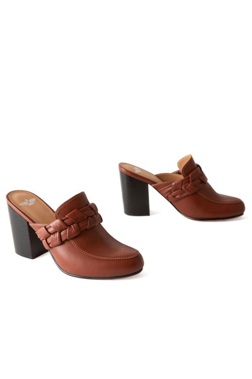 Fortress Marnie Loafer Mule In Chocolate