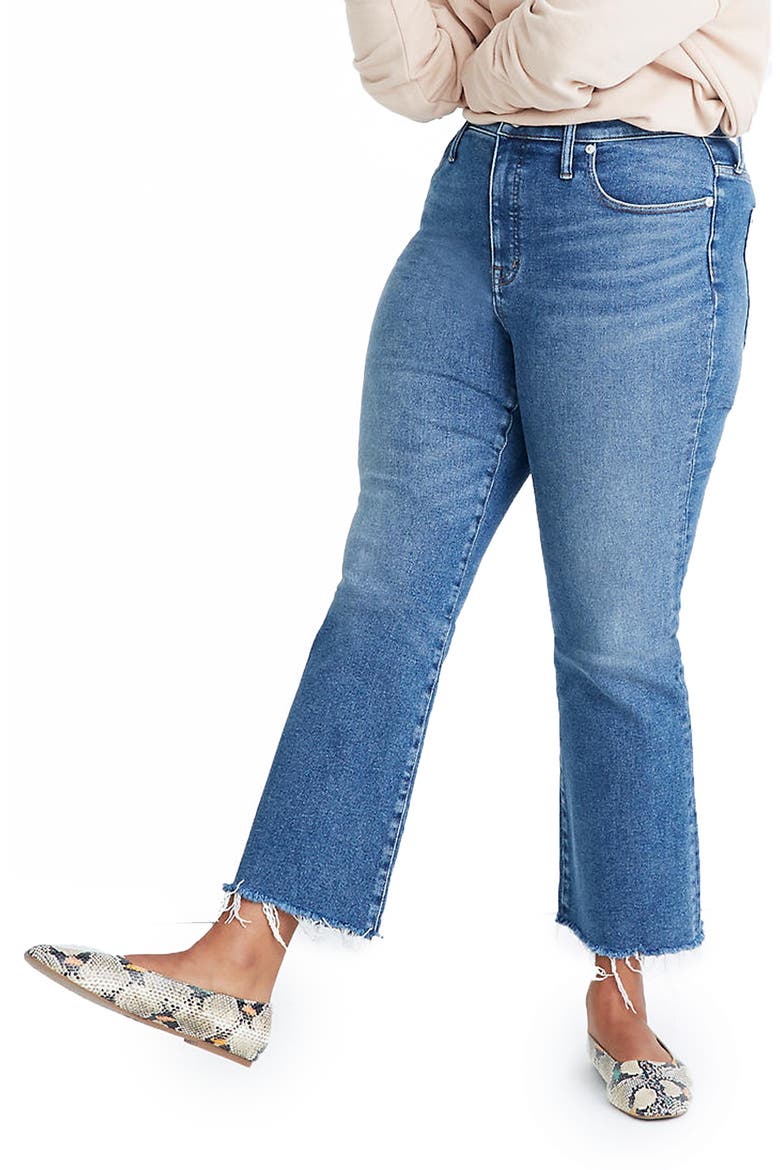 Cali High Waist Demi Boot Jeans, Alternate, color, FLEETWOOD WASH