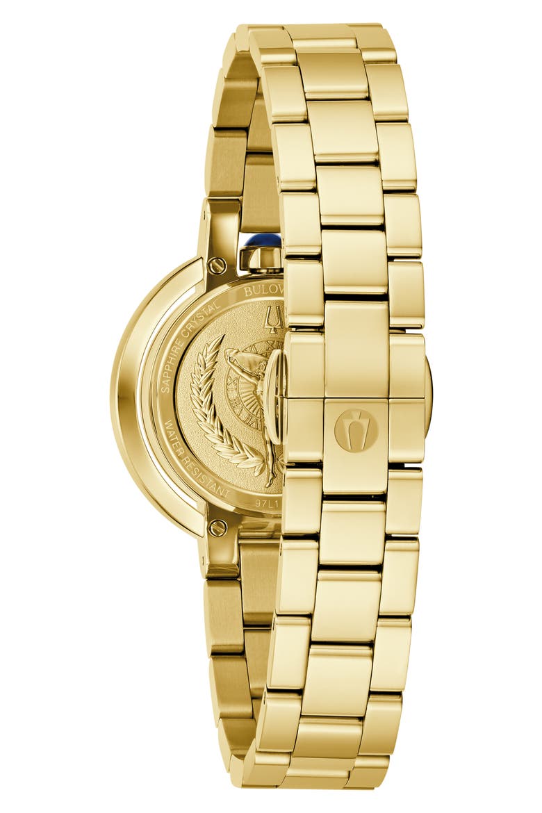 Rubaiyat Bracelet Watch, 30.5mm, Alternate, color, GOLD-TONE