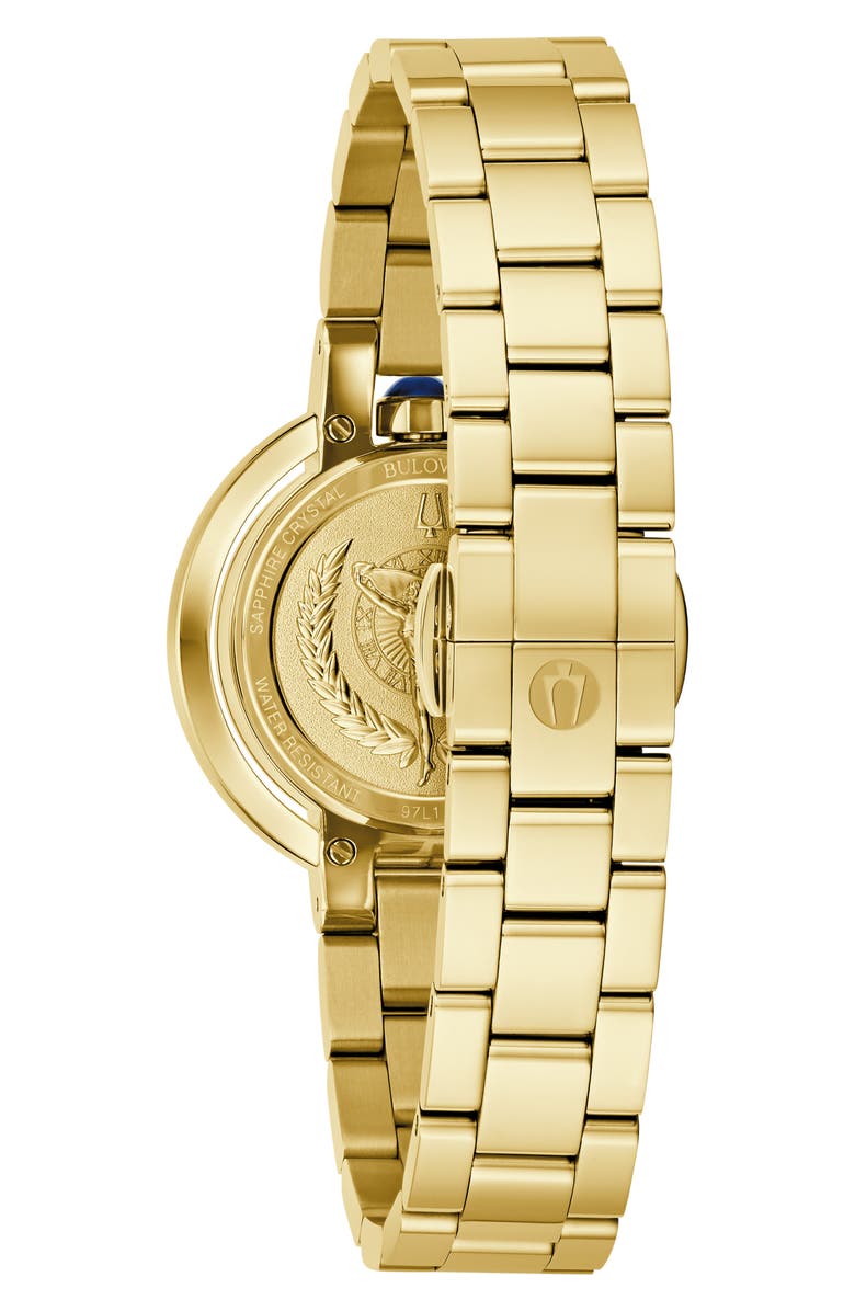 BULOVA Rubaiyat Bracelet Watch, 30.5mm, Alternate, color, Gold-Tone