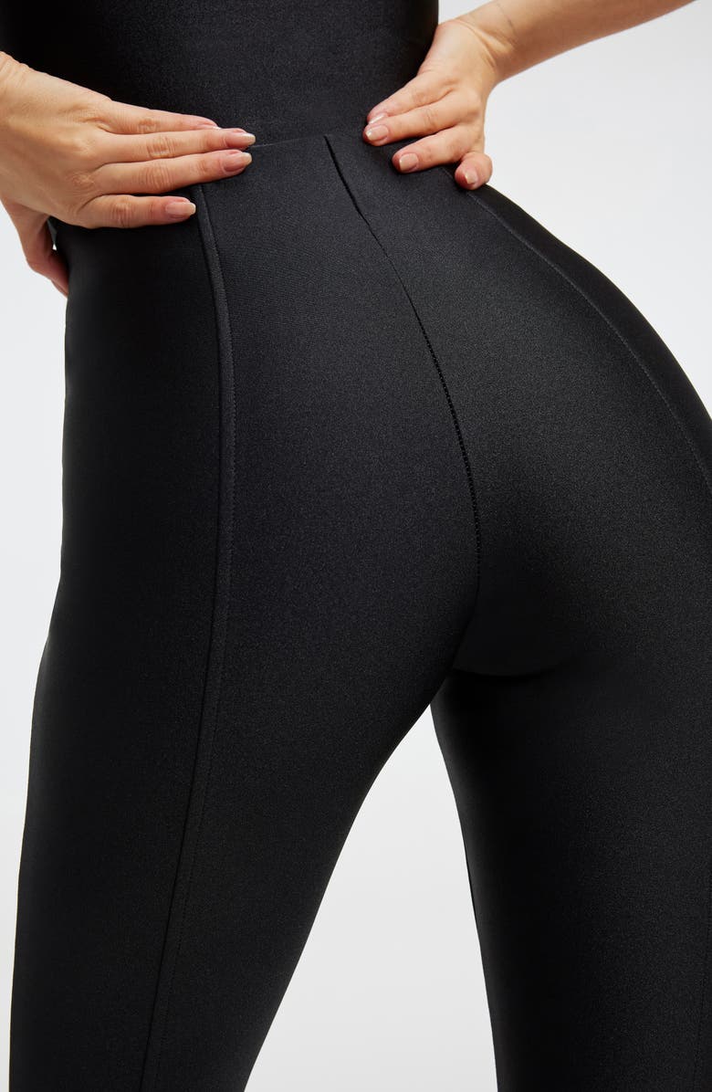 Good American Shine Compression Stirrup Pants, Alternate, color, 