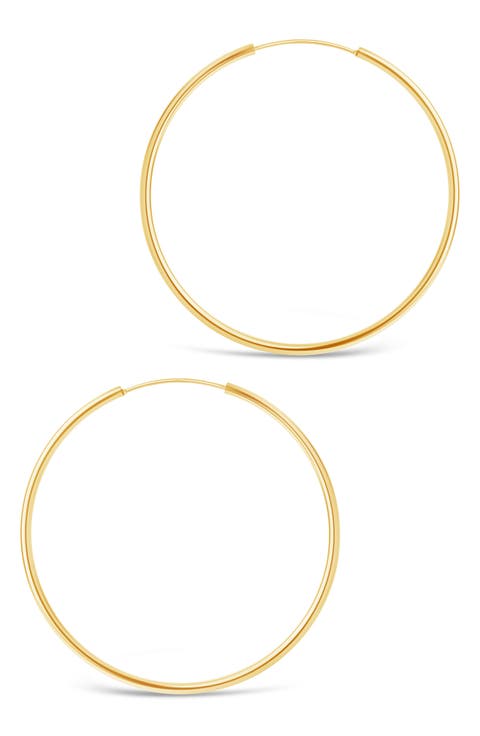 Infinity Hoop Earrings