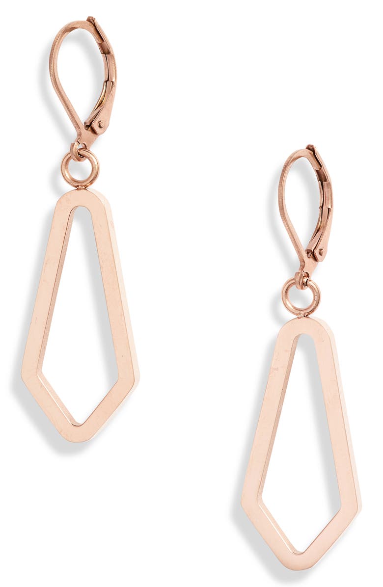 Knotty Drop Link Earrings, Main, color, 
