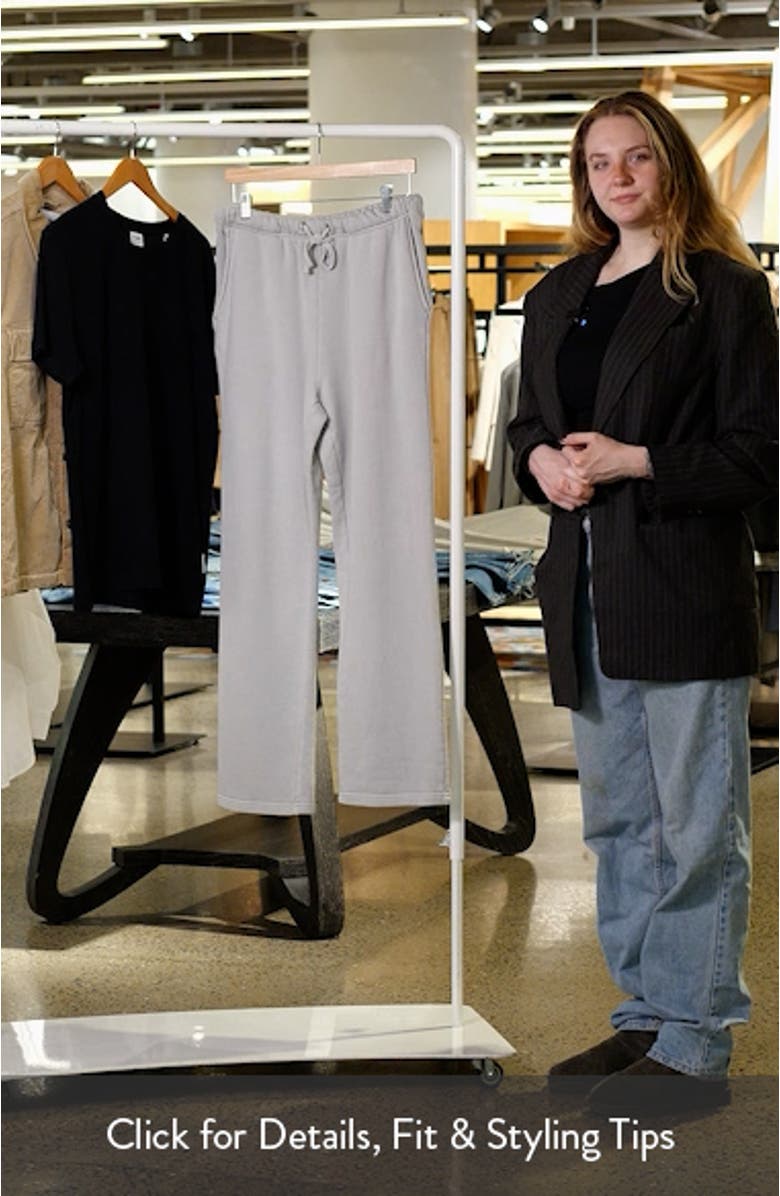 Core Organic Cotton Straight Leg Sweatpants, sales video thumbnail