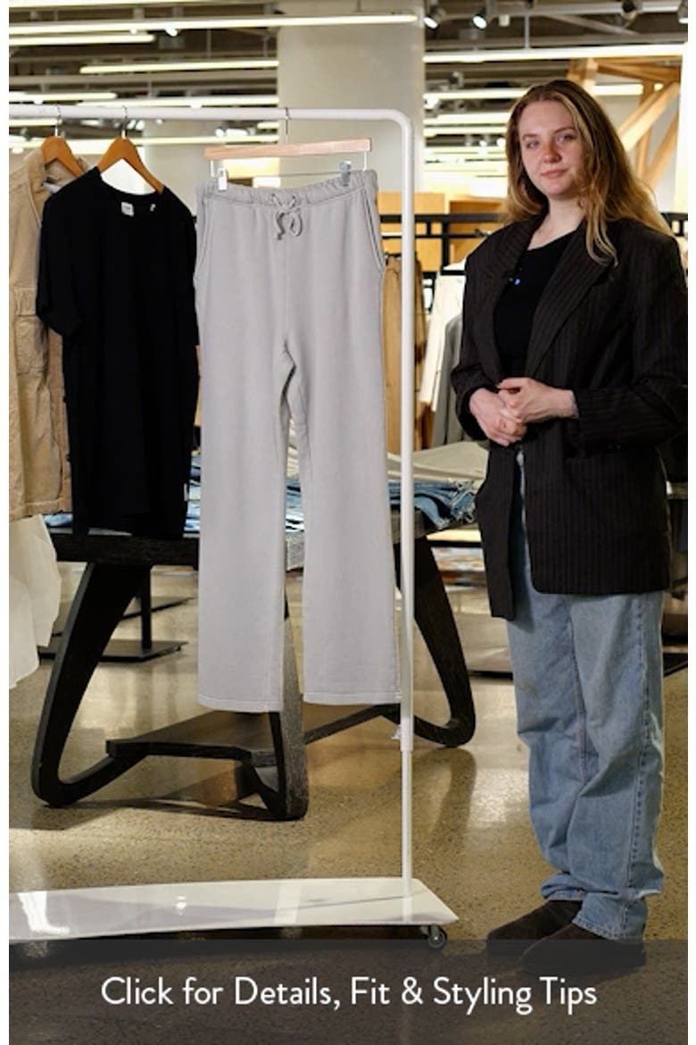 Core Organic Cotton Straight Leg Sweatpants video