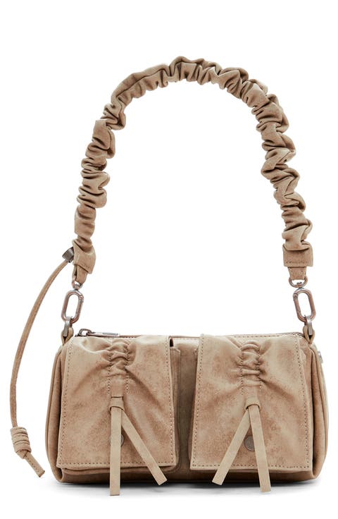 Faux Leather Shoulder Bag
