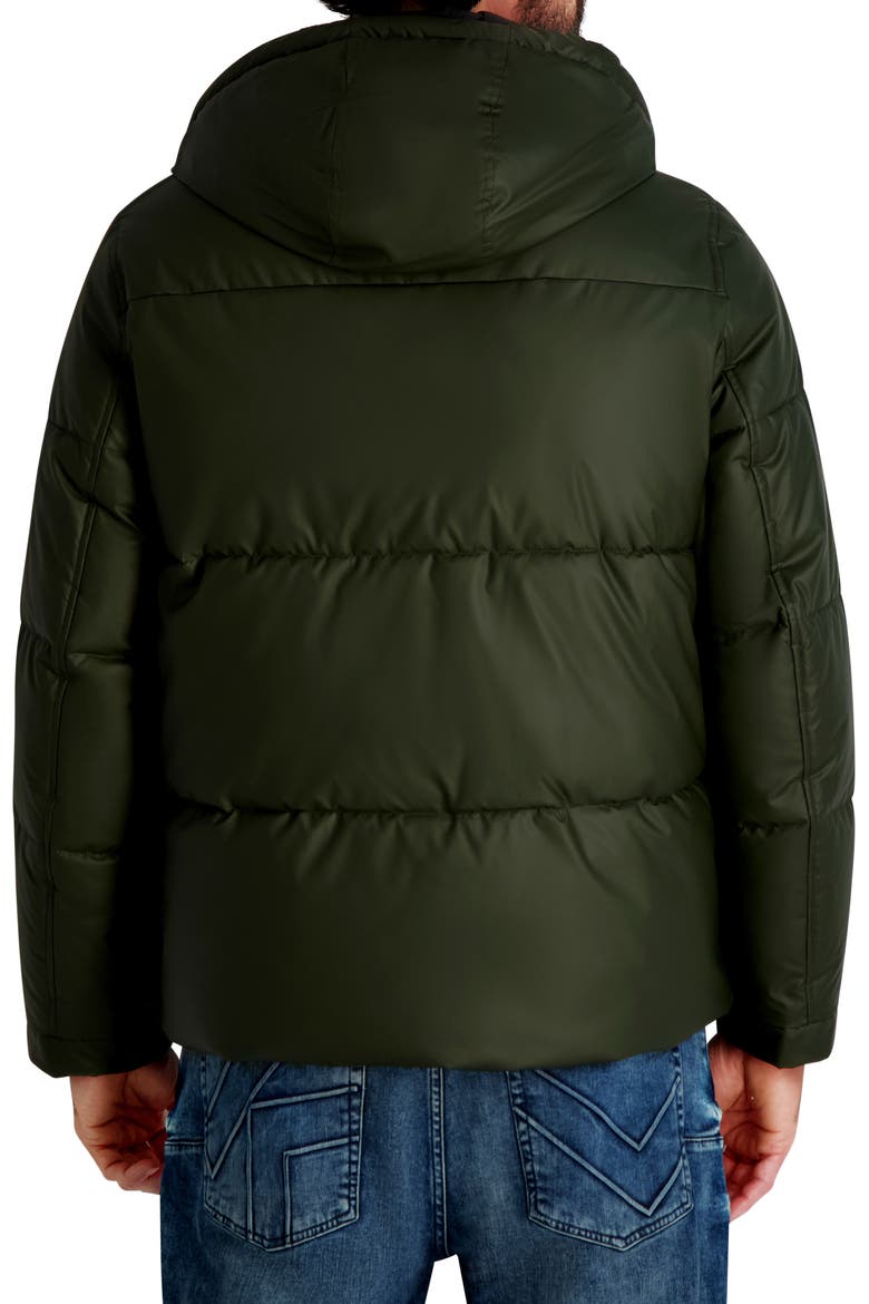 Hooded Puffer Jacket, Alternate, color, OLIVE