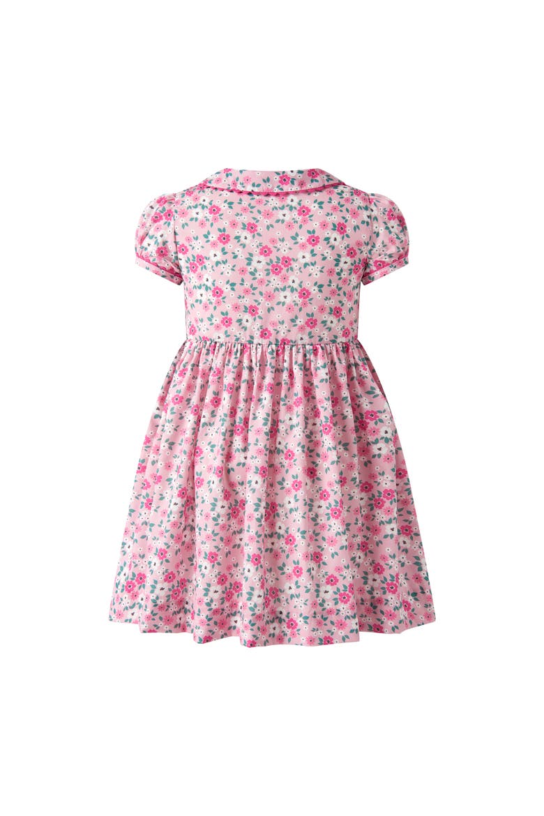 Blossom Flower Button-Front Dress, Alternate, color, Pink