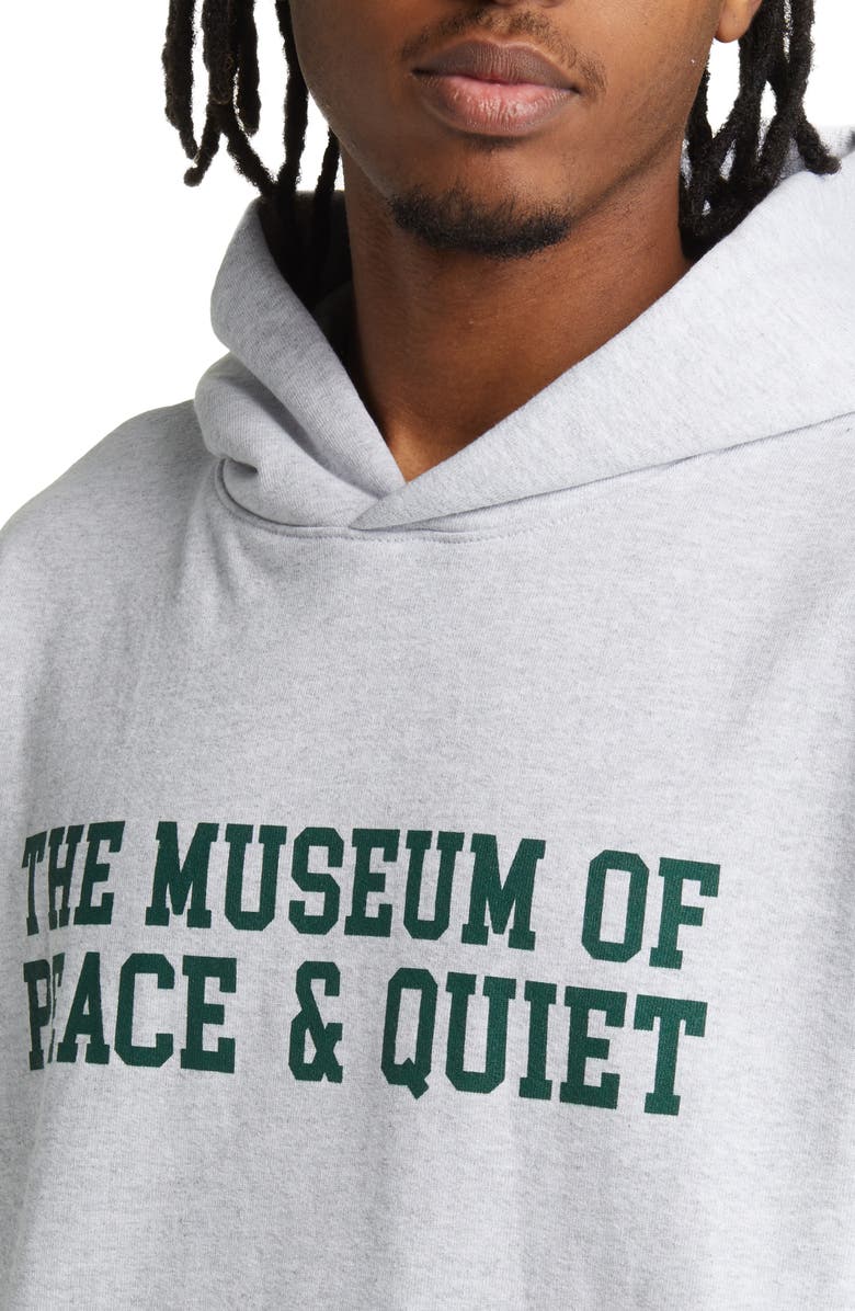 Museum of Peace & Quiet Campus Logo Graphic Hoodie, Alternate, color, 