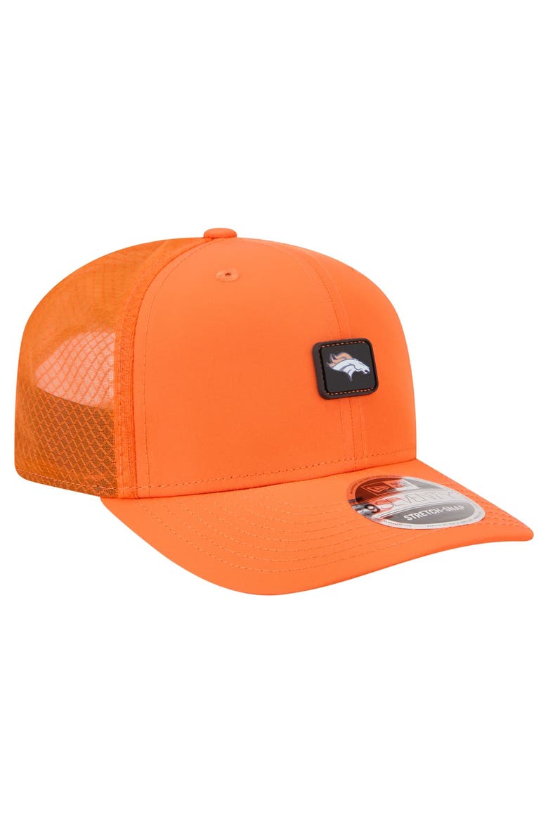 Men's New Era Orange Denver Broncos Micro Badge 9SEVENTY Adjustable Hat, Alternate, color, Orange