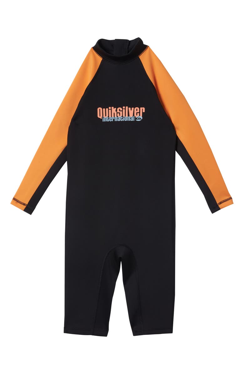 Quiksilver Kids' Everyday Heat-Suit Long Sleeve One-Piece Rashguard Swimsuit, Main, color, 