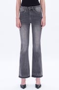 Bayeas Release Hem Mid Rise Flare Jeans