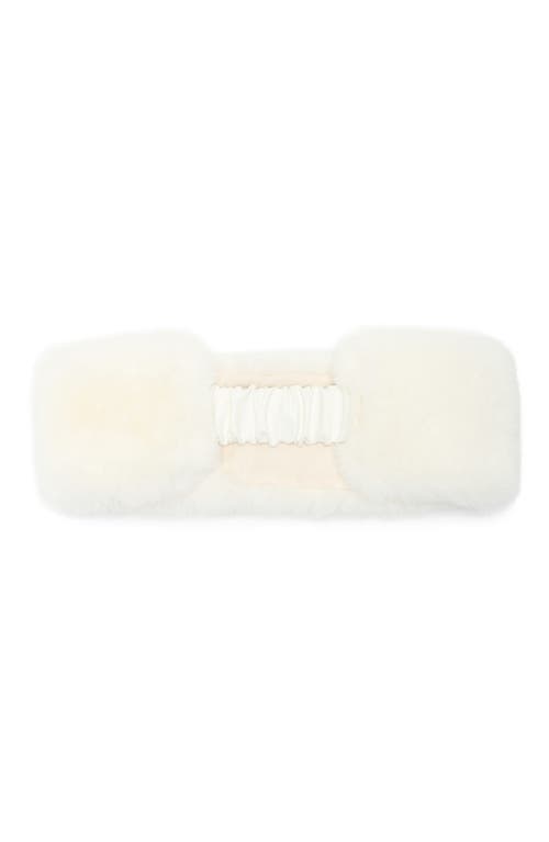 Bcbg Faux Fur Headband In White