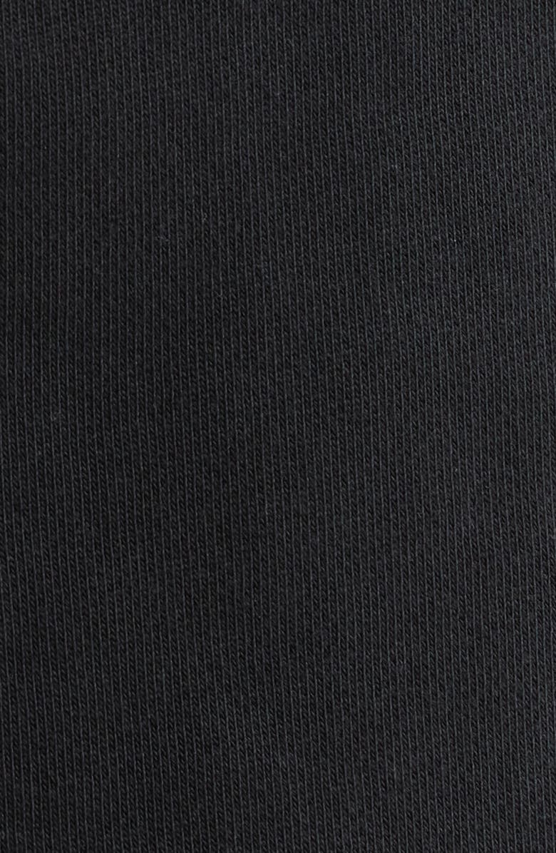 PURPLE BRAND Beaded Logo French Terry Shorts, Alternate, color, Black