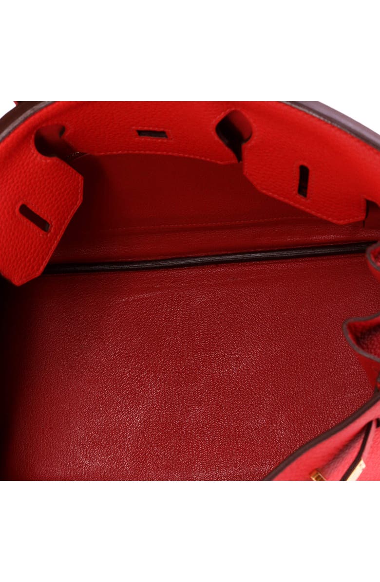 Pre-Owned Hermes Birkin Handbag Red Clemence with Gold Hardware 30, Alternate, color, Rouge Tomate