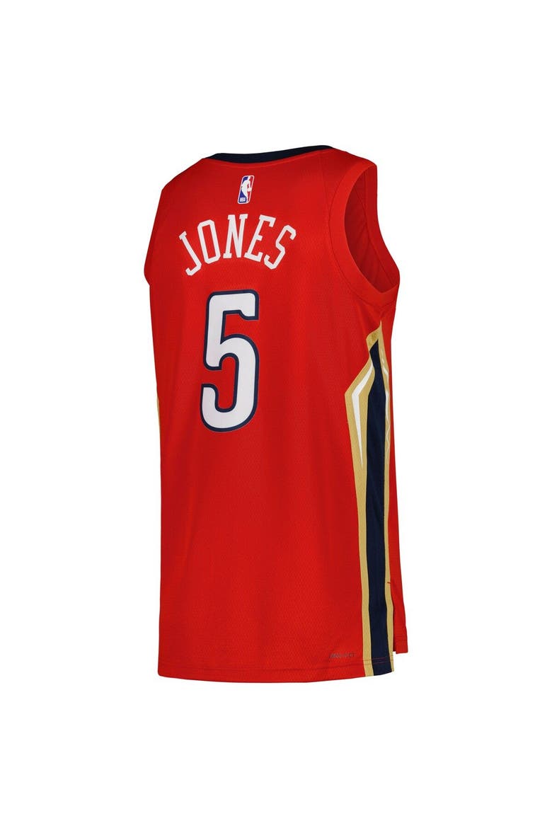 Unisex Jordan Brand Herbert Jones Red New Orleans Pelicans Swingman Jersey - Statement Edition, Alternate, color, Red