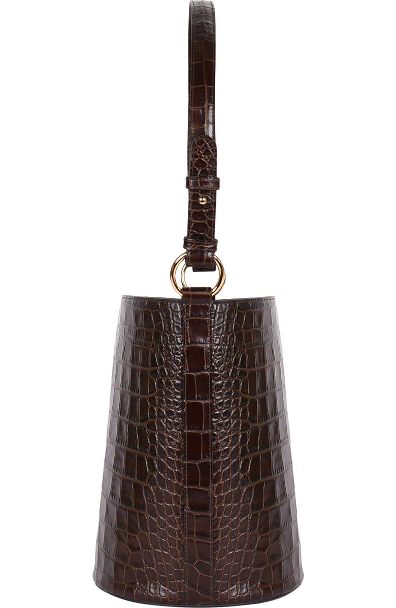 HYER GOODS Upcycled Leather Convertible Bucket Bag, Alternate, color,