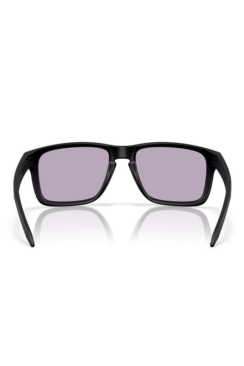 61mm Prizm™ Polarized Rectangular Sunglasses, Alternate, color, MATTE BLACK