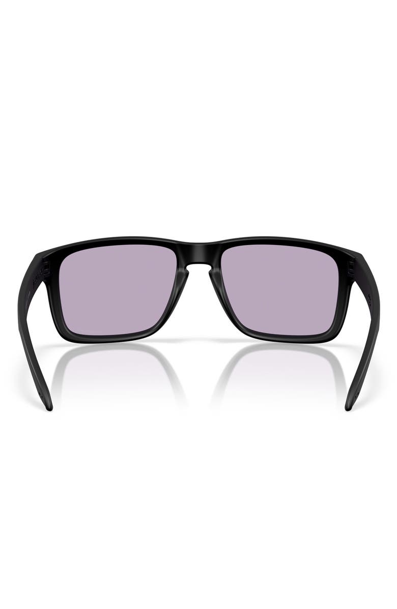 Oakley 61mm Prizm<sup>™</sup> Polarized Rectangular Sunglasses, Alternate, color, Matte Black