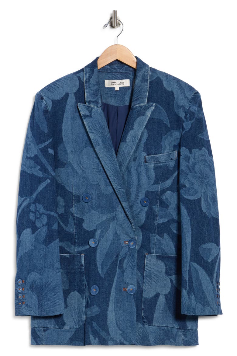 Blair Floral Print Jacket, Alternate, color, DANCING ROSE GIANT TONAL