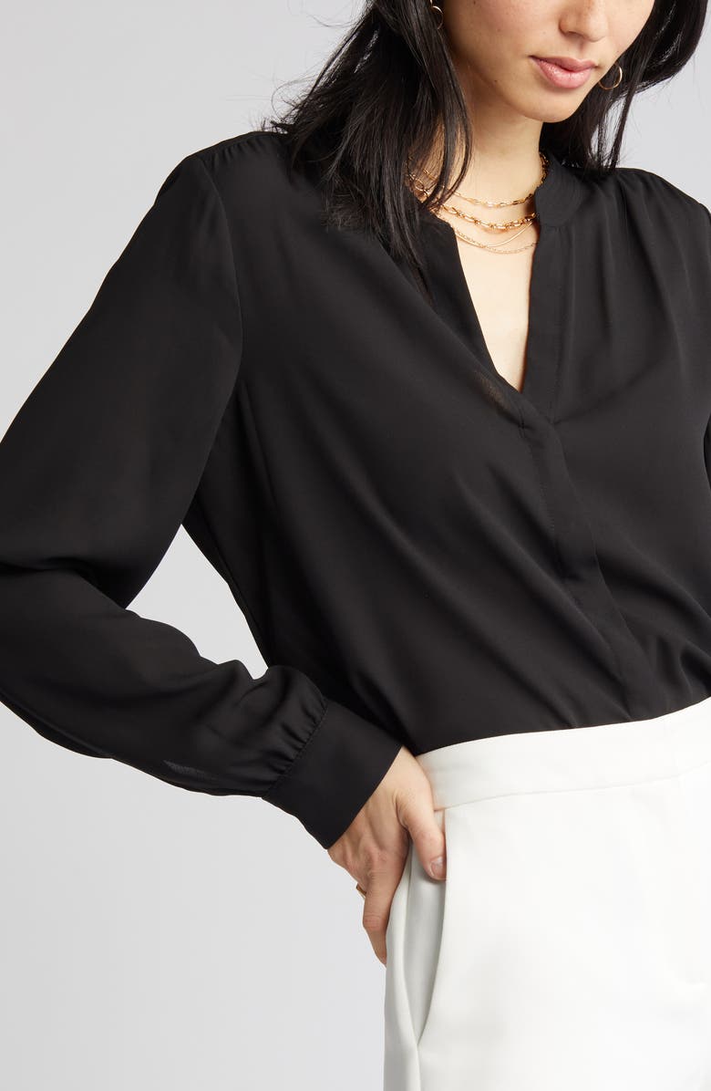 Halogen<sup>®</sup> Split Neck Popover Top, Alternate, color,
