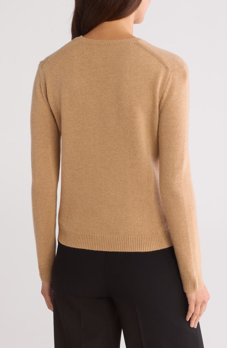 TWP Jill Crewneck Cashmere Sweater, Alternate, color, British Khaki
