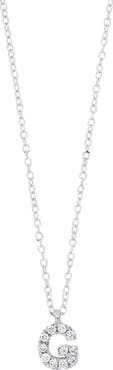 Bony Levy Icon Diamond Initial Pendant Necklace