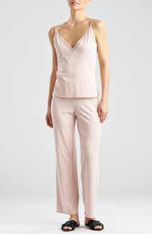 True Bliss Lace Trim Jersey Pajamas