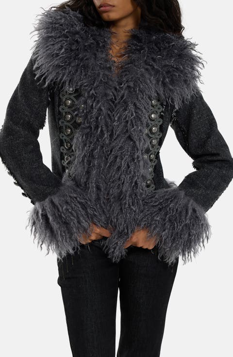 Drummer Faux Fur Jacket