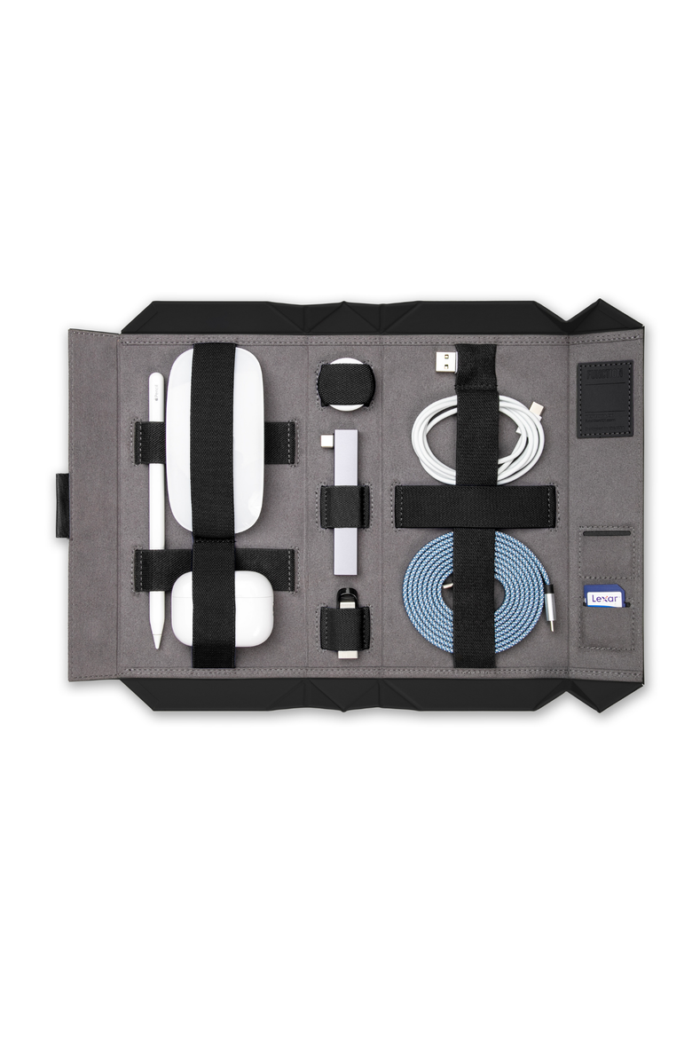 BentoPack - Tech Accessory Organizer, Alternate, color, Black