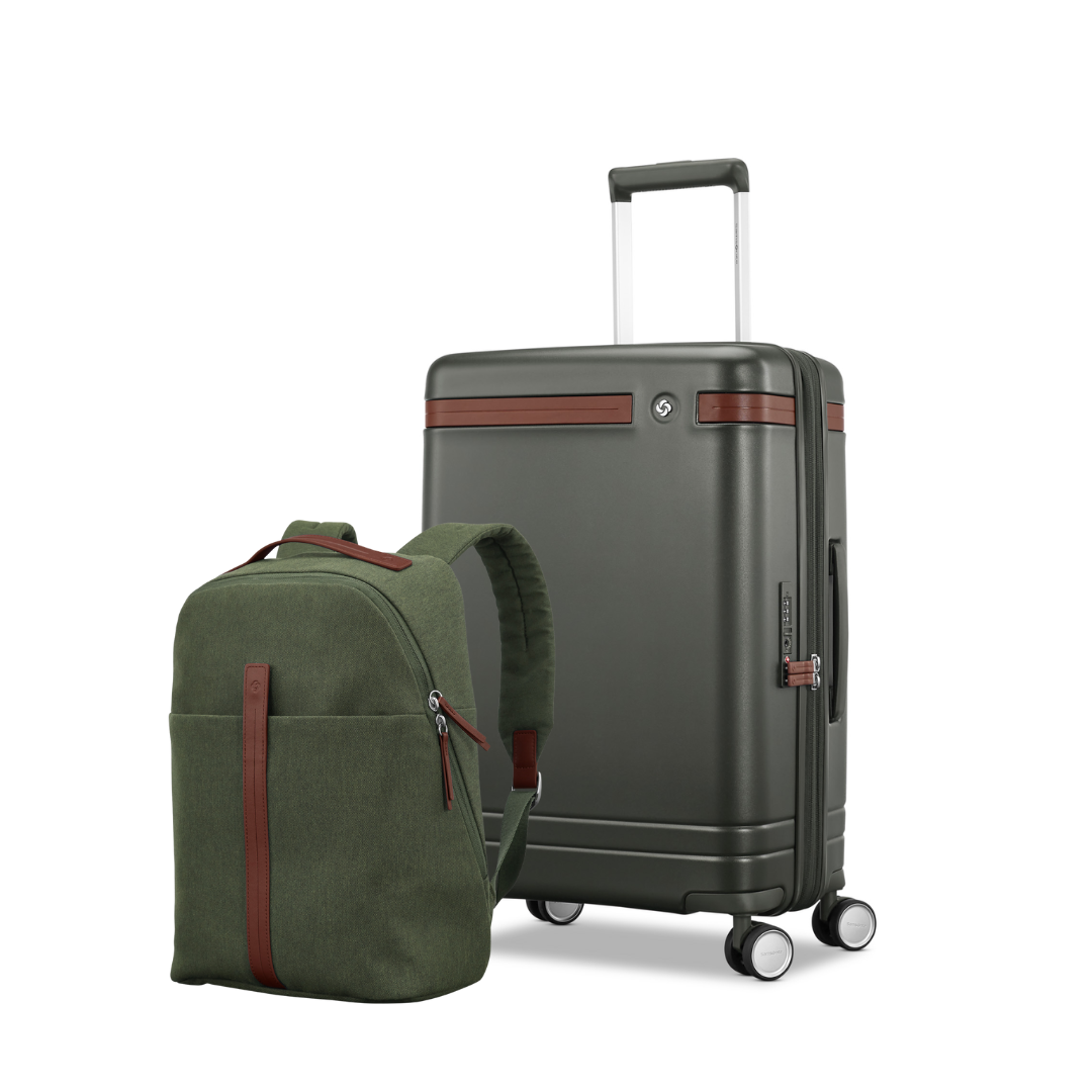 Samsonite Virtuosa Backpack 
Carry On 2-Piece Set, Main, color, Green